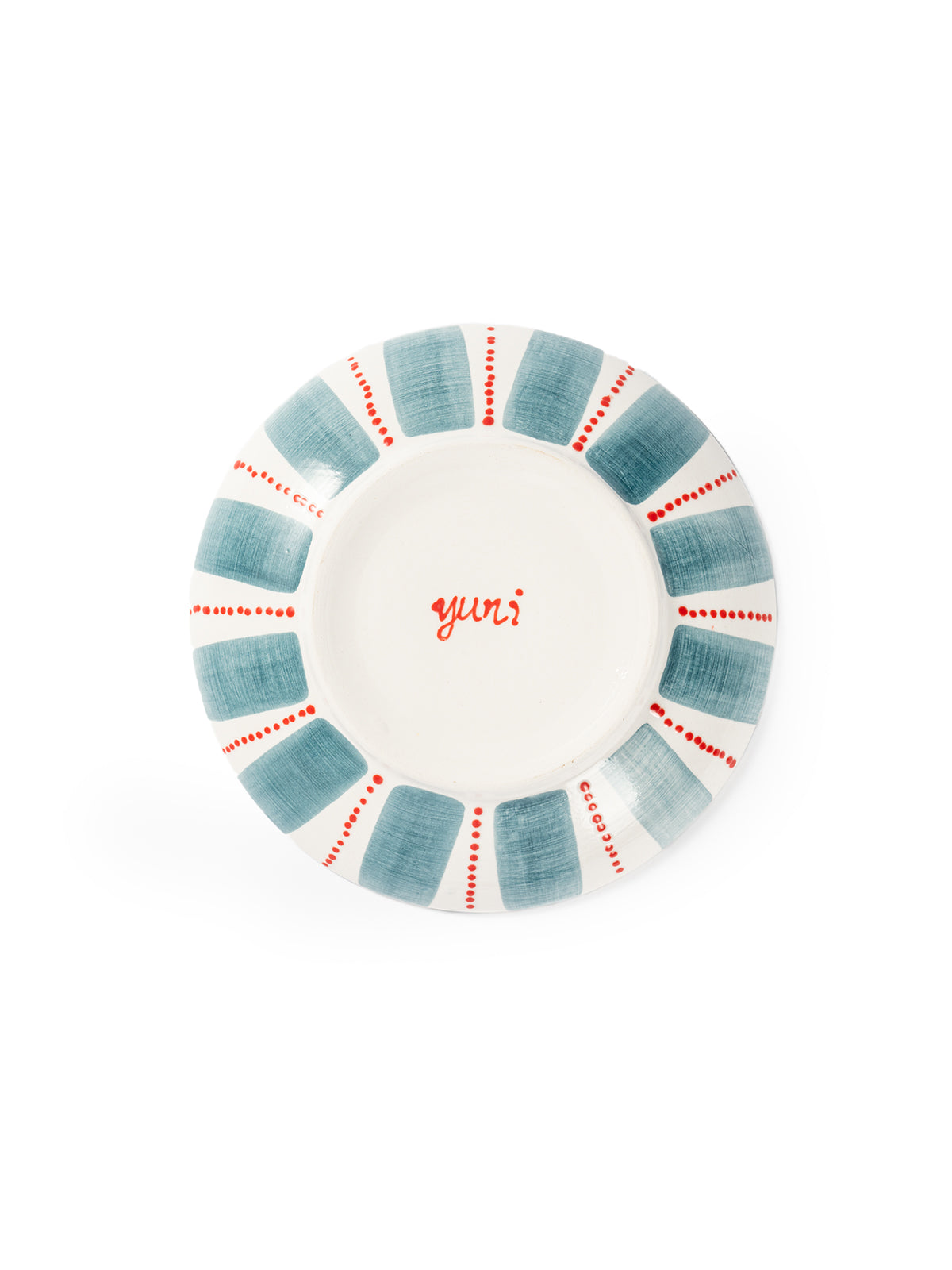 Hand-Painted Stripe Coffee Cup & Saucer Set | Dual Color Artisan Ceramic Collection
