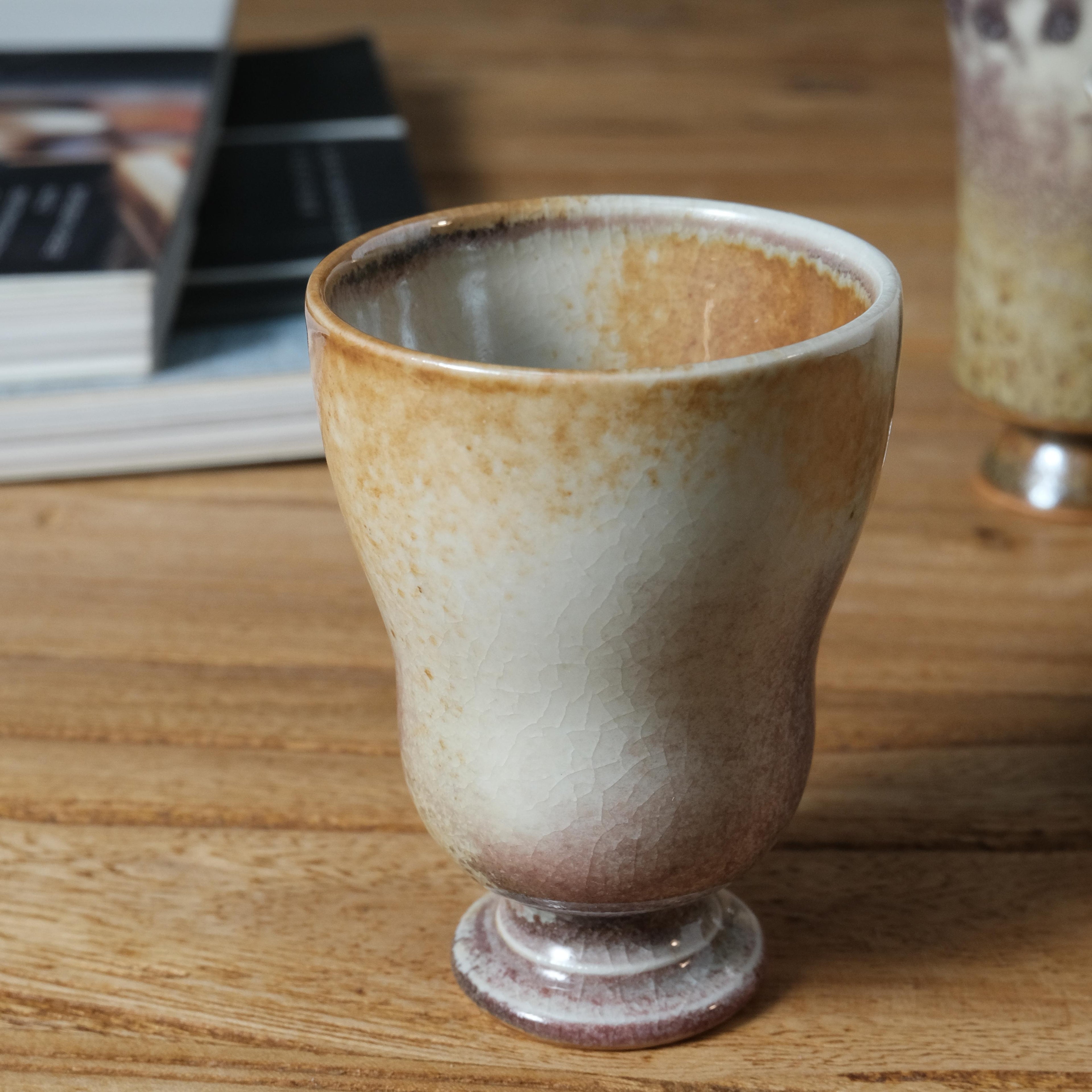 Timeless Crackle Goblet | Heritage Ceramic Art | Legacy Collection